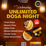 Wednesday Unlimited Dosa Night – Eat All You Want for Just 199K at Lavish!