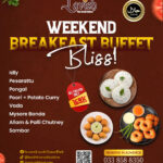WEEKEND BREAKFAST BUFFET – BLISS AT LAVISH!